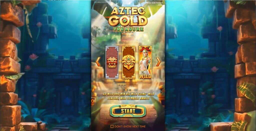 รูปแบบการเดิมพันเกม Aztec Gold Treasure