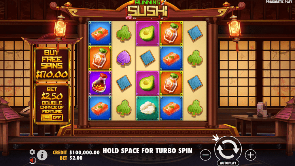 รูปแบบการชนะในเกม Running Sushi