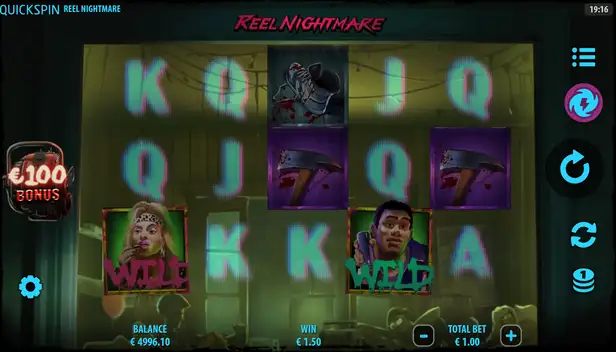 รูปแบบการเดิมพันเกม Reel Nightmare